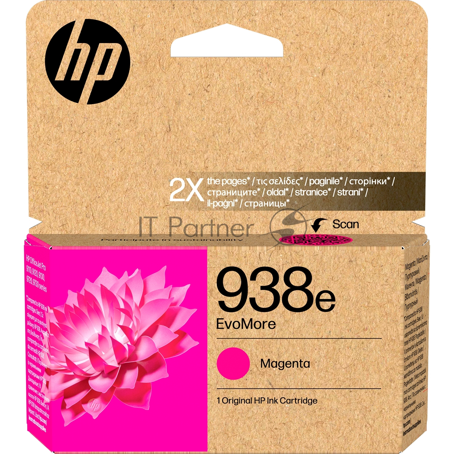 Картридж HP 938e Magenta Ink Cartridge 4S6Y0PE