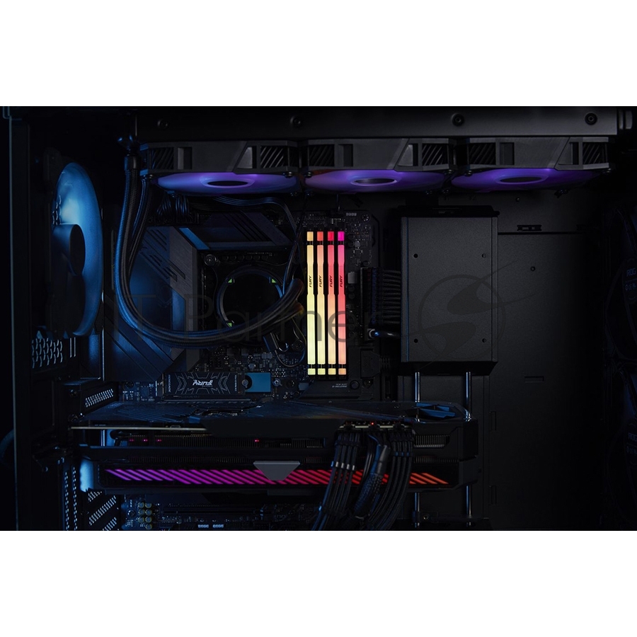 Модуль памяти DDR 5 DIMM 32Gb PC44800, 5600Mhz, Kingston FURY Beast RGb CL36 EXPO (KF556C36BBE2A-32) (retail)