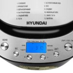 Хлебопечка Hyundai HYBM-P0212 600 Вт, черный/серебристый 11