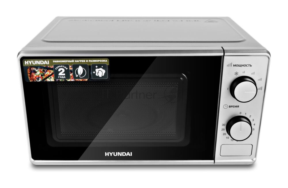 Микроволновая печь Hyundai HYM-M2042 серебристый, 20 л, 700 Вт, переключатели - поворотный механизм 1 Микроволновая печь Hyundai HYM-M2042 серебристый, 20 л, 700 Вт, переключатели - поворотный механизм 1