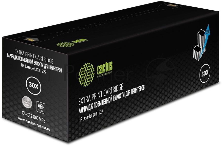 Картридж лазерный Cactus CS-CF230X-MPS черный (5000стр.) для HP LJ 203/227 1
