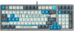 Клавиатура проводная A4Tech Bloody S98 Pixels Blue USB серый/бежевый 10