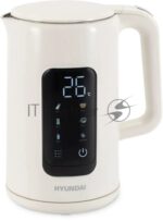 Чайник электрический Hyundai HYK-S4606 1.7 л, 2200 Вт, кремовый 1