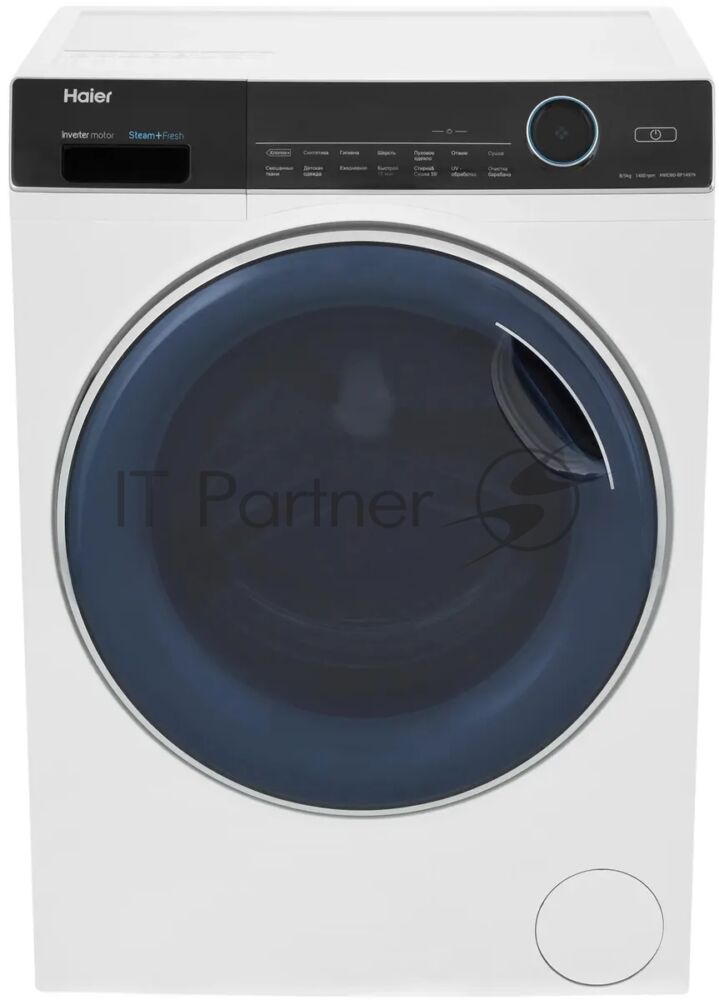 Стиральная машина Haier HWD80-BP14979 белый, загрузка фронтальная 8 кг, 5 кг - сушка, 1400 об/мин, класс: B 1