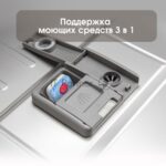 Встраиваемая посудомоечная машина Zigmund & Shtain DW 306.6, серый, 59.8 см, 14 компл., 49 дБ, класс A+++ 2