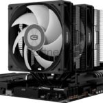 Кулер для процессора/CPU Cooler PCCooler RT620 ARGB BK (250W, 4-pin PWM, 157мм, Al/Cu, 6x6мм, 2x120мм, 73.32CFM, 34.9dBA, 2200RPM, S: 1851/1700/1200/115X, AM5/AM4, черный)