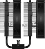 Кулер для процессора/CPU Cooler PCCooler RT620 ARGB BK (250W, 4-pin PWM, 157мм, Al/Cu, 6x6мм, 2x120мм, 73.32CFM, 34.9dBA, 2200RPM, S: 1851/1700/1200/115X, AM5/AM4, черный) 2