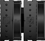 Кулер для процессора/CPU Cooler PCCooler RT620 ARGB BK (250W, 4-pin PWM, 157мм, Al/Cu, 6x6мм, 2x120мм, 73.32CFM, 34.9dBA, 2200RPM, S: 1851/1700/1200/115X, AM5/AM4, черный) 3