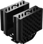 Кулер для процессора/CPU Cooler PCCooler RT620 ARGB BK (250W, 4-pin PWM, 157мм, Al/Cu, 6x6мм, 2x120мм, 73.32CFM, 34.9dBA, 2200RPM, S: 1851/1700/1200/115X, AM5/AM4, черный) 4