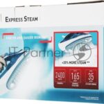 Утюг Tefal FV2837E0 синий/белый, 2400 Вт, 35 г/мин, 165 г/мин, 270 мл