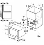 Микроволновая печь Bosch BFL523MB4 черный (встраиваемая) 1