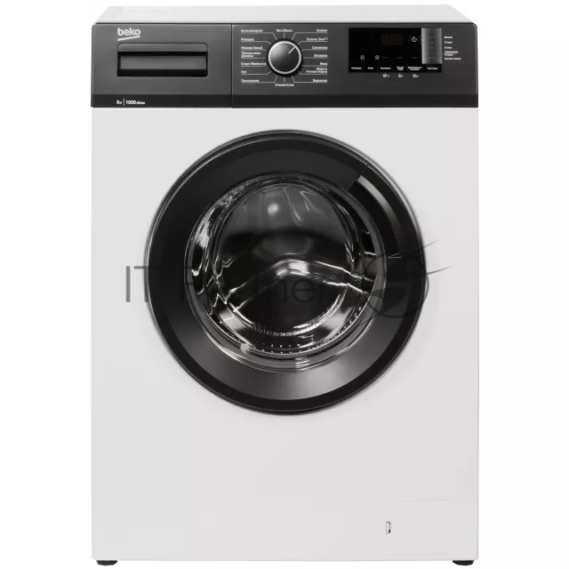 Стиральная машина Beko WHE5512BBW RUKZ BX B7SE4001000 7329810011 белый, загрузка фронтальная 5 кг, 1000 об/мин, класс A