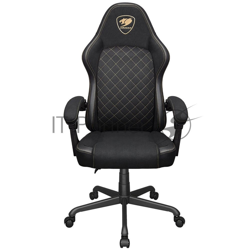 Кресло компьютерное игровое Cougar Fusion EX Black Gold 1