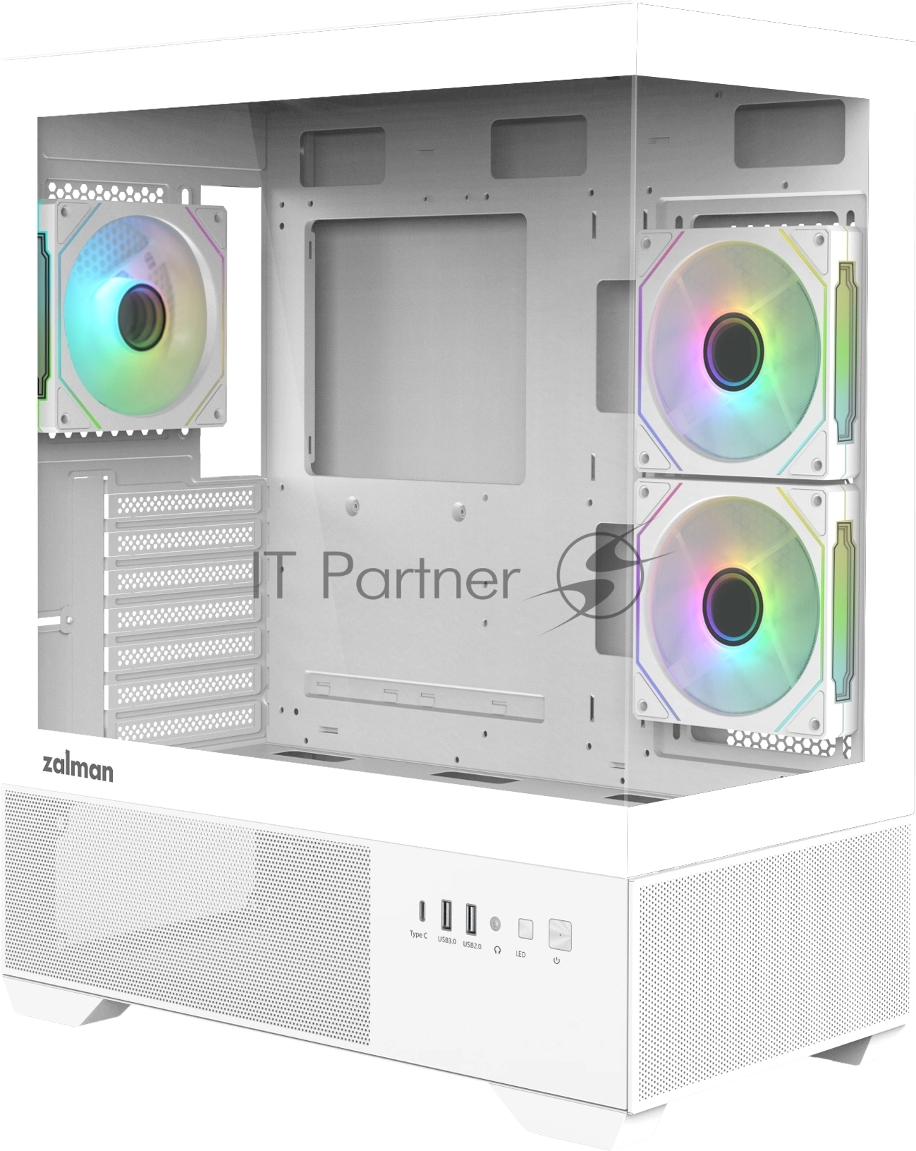 Корпус Zalman Miditower Chronix V2 White (без БП) 1